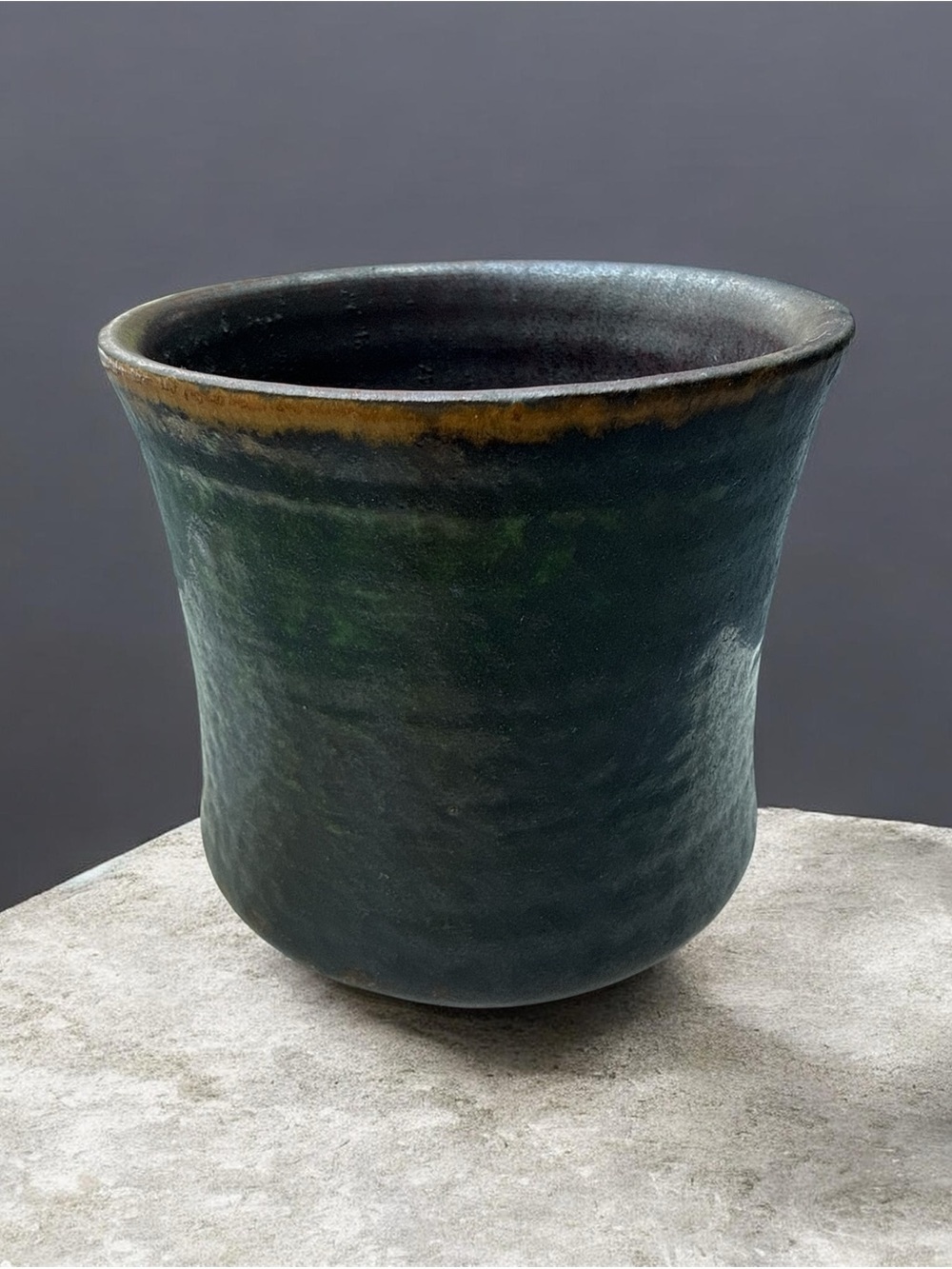 VTG Arabia Finland Francesca Mascitti-Lindh Unique Studio Art Pottery Vase MCM